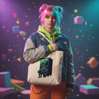 Hope Dispenser Pixel Art Tote - 100% GOTS Organic Cotton