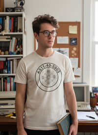 The Apollo 11 Schematic Tee | Organic Cotton | Design Delight Studio
