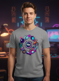 Pixel Quest Tee | Sustainable Organic Cotton for the Modern Gamer