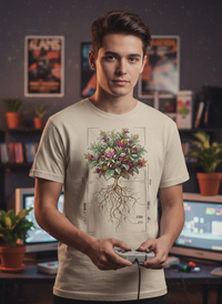 Pixel Bloom Organic Cotton Gaming Tee