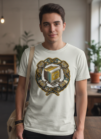 Retro Tech Pixel Art Tee | Sustainably Crafted Organic Cotton