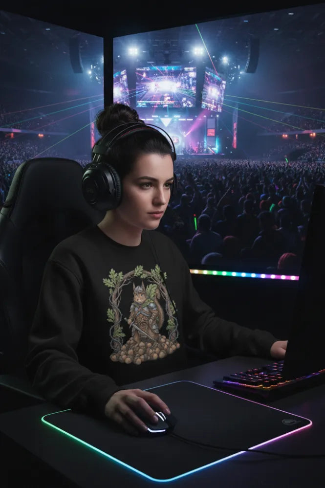 Acorn Vanguard Organic Gamer Sweatshirt | Sustainable Streetwear
