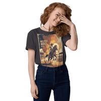 Saddle Up in Style: Cowboy Renaissance Premium Organic Cotton Rodeo Tee - Design Delight Studio