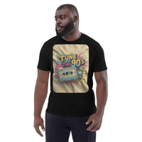 Tune into the 90s T-Shirt - Retro Cassette & Boombox Tee - Vintage Style - Design Delight Studio