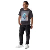 "Melting Reality: Ice Caps Are Disappearing" – Organic Cotton Climate Awareness Tee - Design Delight Studio