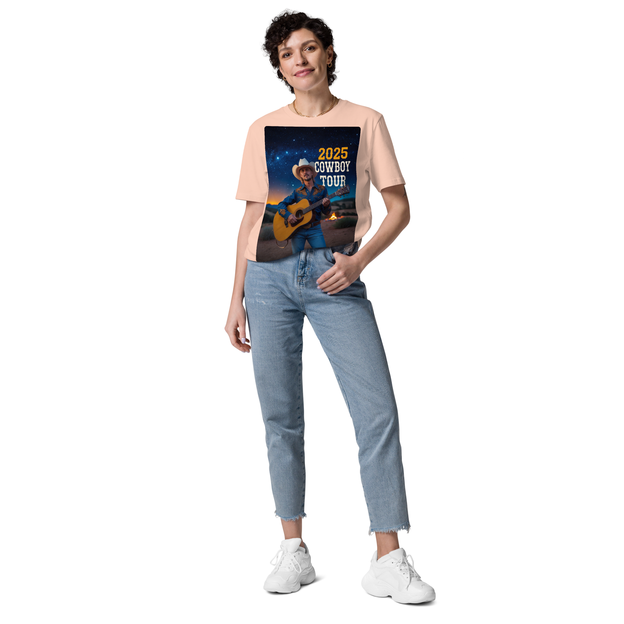 2025 Cowboy Tour Organic Cotton T-Shirt – Classic Western Country Music Tee - Design Delight Studio
