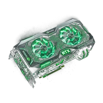 An NVIDIA GeForce RTX 3060 graphics card